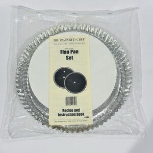 New The Pampered Chef Flan Pan Set Recipe &‎ Instruction Book #1700